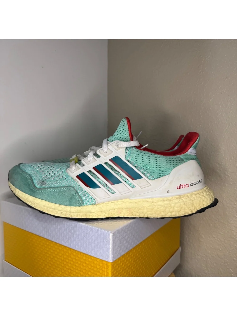 adidas UltraBoost 1.0 DNA ZX 8000 Aqua H05263 Men’s 10.5